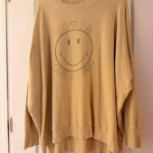 Aerie Cheerful Beige Sweatshirt